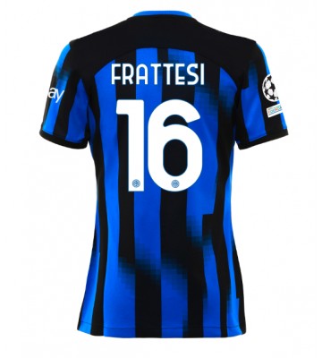Inter Milan Davide Frattesi #16 Replika Hjemmebanetrøje Dame 2023-24 Kortærmet